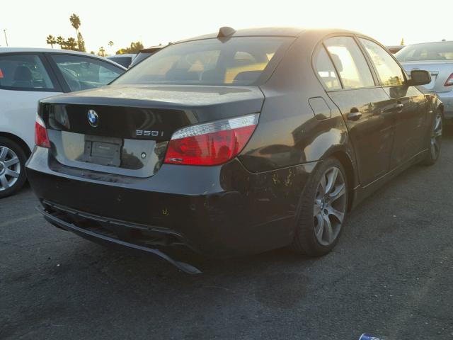 WBANB53517CP05707 - 2007 BMW 550 I BLACK photo 4