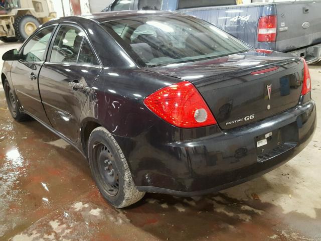 1G2ZF57B084278688 - 2008 PONTIAC G6 VALUE L BLACK photo 3