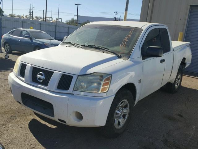 1N6AA06A94N539465 - 2004 NISSAN TITAN XE WHITE photo 2