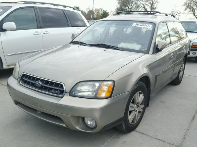 4S3BH815547616011 - 2004 SUBARU LEGACY OUT GOLD photo 2