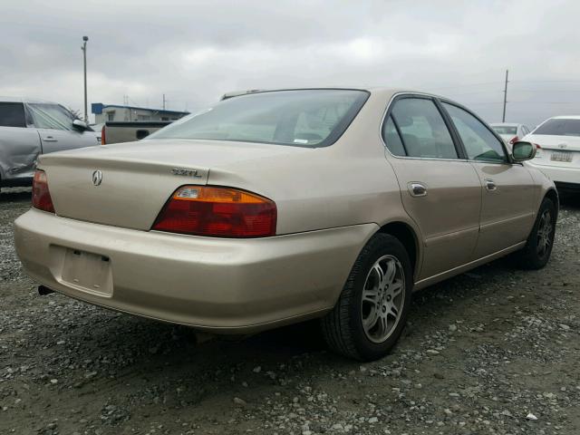 19UUA5663YA043522 - 2000 ACURA 3.2TL GOLD photo 4