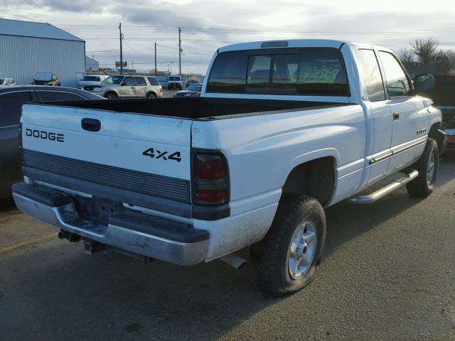 3B7HF13Z8YG160524 - 2000 DODGE RAM 1500 WHITE photo 4