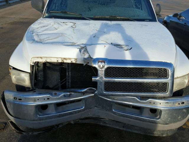 3B7HF13Z8YG160524 - 2000 DODGE RAM 1500 WHITE photo 7