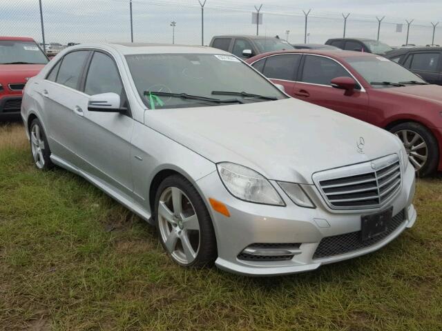 WDDHF5KB9CA588837 - 2012 MERCEDES-BENZ E 350 SILVER photo 1