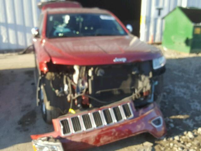 1C4RJFBG2EC128988 - 2014 JEEP GRAND CHER MAROON photo 9