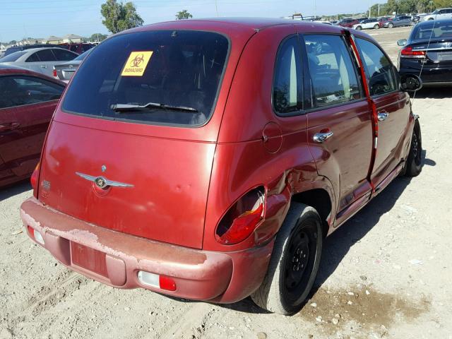 3C4FY58B35T610068 - 2005 CHRYSLER PT CRUISER RED photo 4