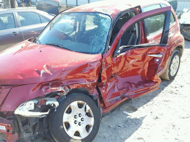 3C4FY58B35T610068 - 2005 CHRYSLER PT CRUISER RED photo 9