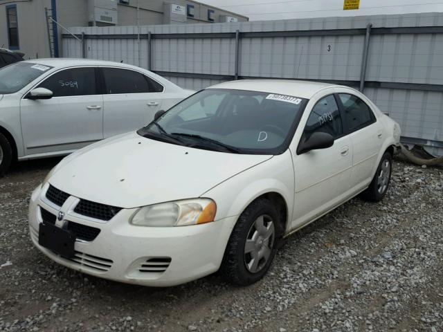 1B3AL46T26N253970 - 2006 DODGE STRATUS SX WHITE photo 2