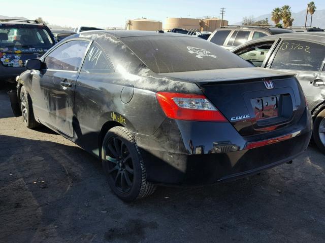 2HGFG12859H515097 - 2009 HONDA CIVIC EX BLACK photo 3