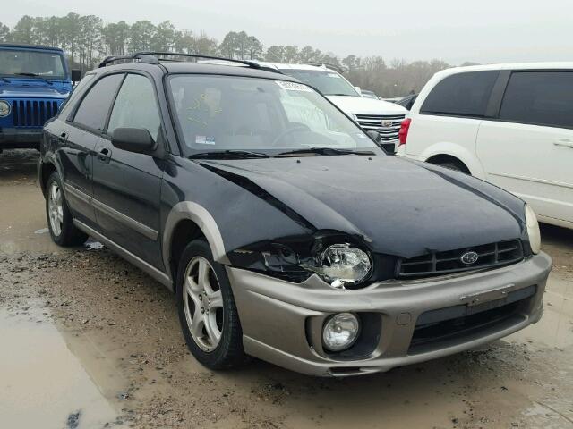 JF1GG68582H814145 - 2002 SUBARU IMPREZA OU BLACK photo 1