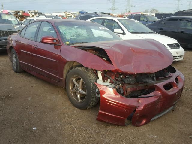 1G2WP52K5YF338198 - 2000 PONTIAC GRAND PRIX MAROON photo 1