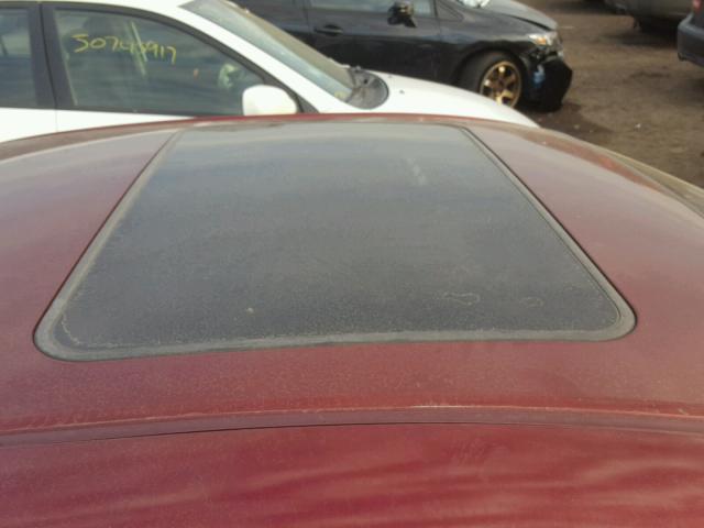 1G2WP52K5YF338198 - 2000 PONTIAC GRAND PRIX MAROON photo 9