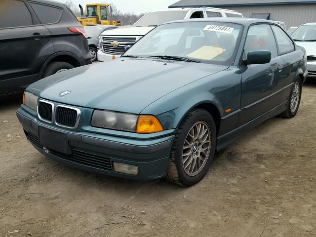 WBABF7335WEH42671 - 1998 BMW 323 IS GREEN photo 2