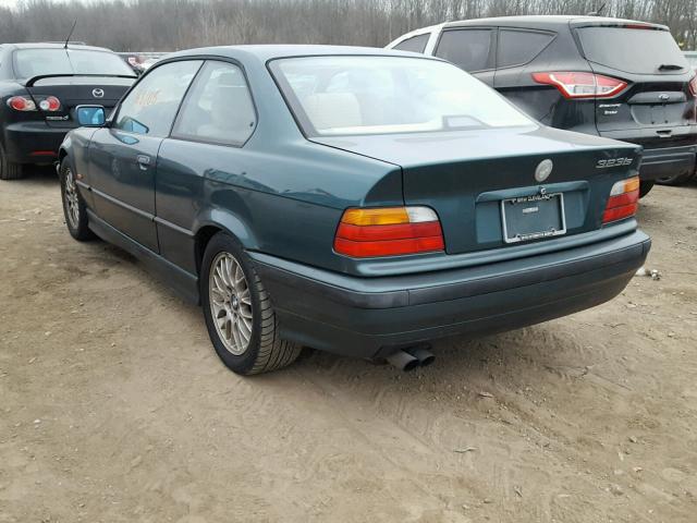 WBABF7335WEH42671 - 1998 BMW 323 IS GREEN photo 3