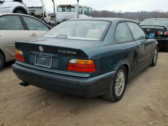 WBABF7335WEH42671 - 1998 BMW 323 IS GREEN photo 4