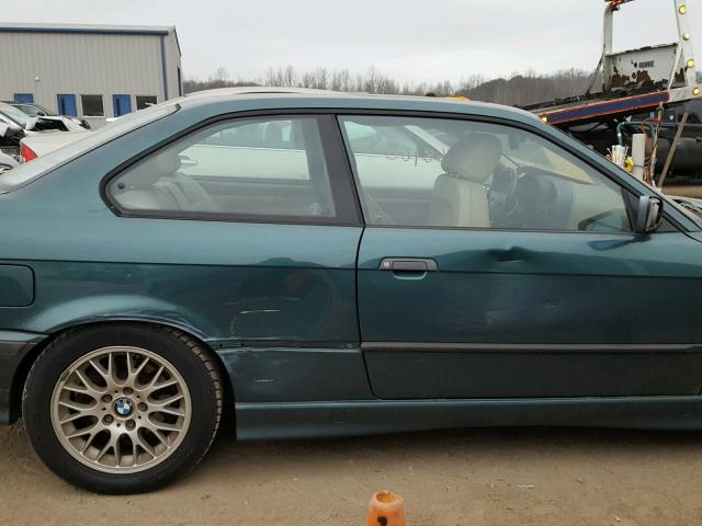 WBABF7335WEH42671 - 1998 BMW 323 IS GREEN photo 9