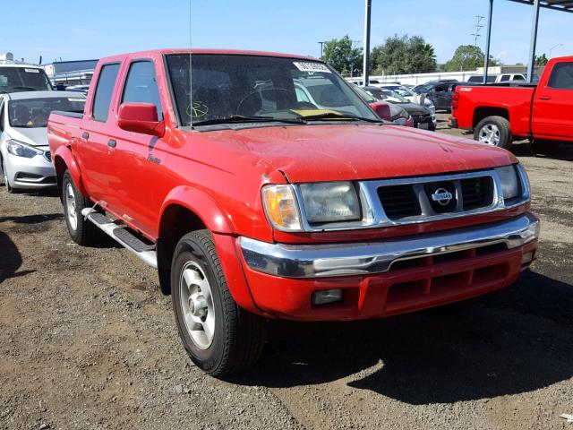 1N6ED27Y5YC304708 - 2000 NISSAN FRONTIER C RED photo 1