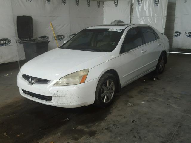 1HGCM66583A018981 - 2003 HONDA ACCORD WHITE photo 2