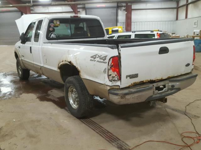 1FTNX21F11EC88373 - 2001 FORD F250 SUPER WHITE photo 3