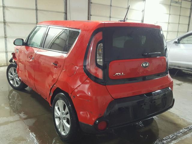 KNDJP3A58G7852979 - 2016 KIA SOUL + RED photo 3