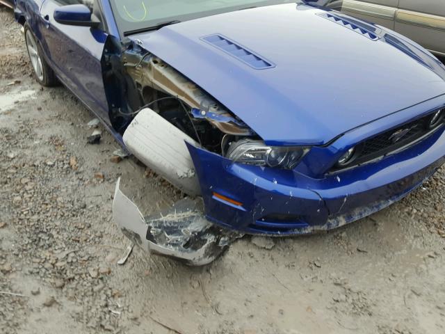 1ZVBP8CF5D5258393 - 2013 FORD MUSTANG GT BLUE photo 9