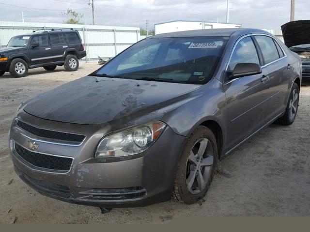 1G1ZC5EU8BF132942 - 2011 CHEVROLET MALIBU 1LT BROWN photo 2