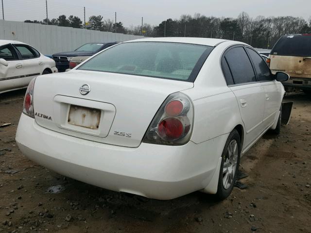 1N4AL11D75C355083 - 2005 NISSAN ALTIMA S WHITE photo 4