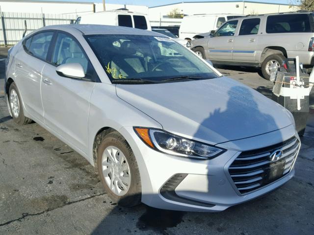 KMHD74LF8HU393363 - 2017 HYUNDAI ELANTRA SE SILVER photo 1