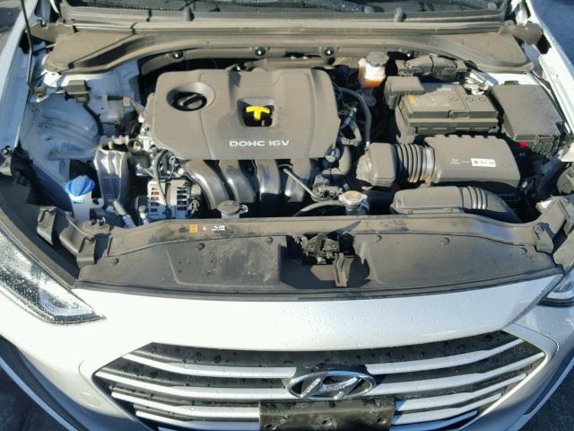 KMHD74LF8HU393363 - 2017 HYUNDAI ELANTRA SE SILVER photo 7