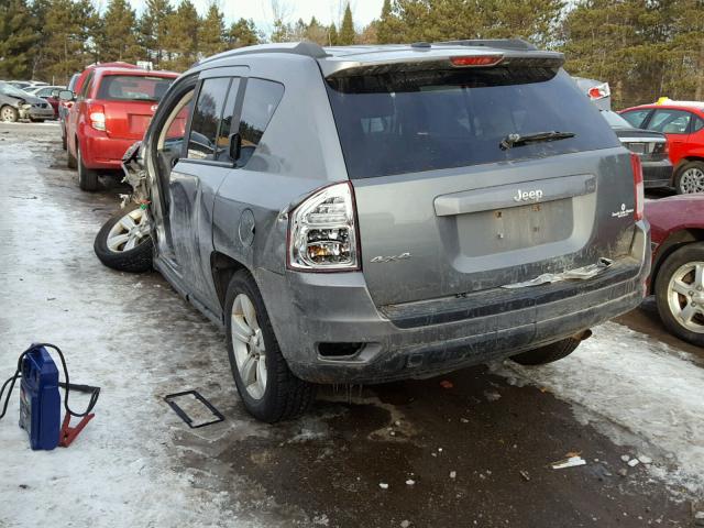 1C4NJDBB9CD576997 - 2012 JEEP COMPASS SP GRAY photo 3