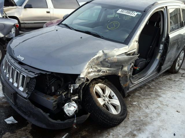 1C4NJDBB9CD576997 - 2012 JEEP COMPASS SP GRAY photo 9
