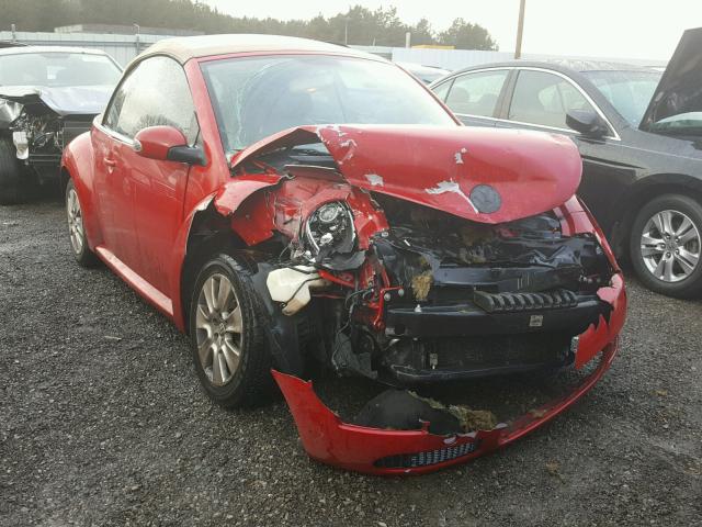 3VWPF31Y58M404355 - 2008 VOLKSWAGEN NEW BEETLE 红色 照片 1