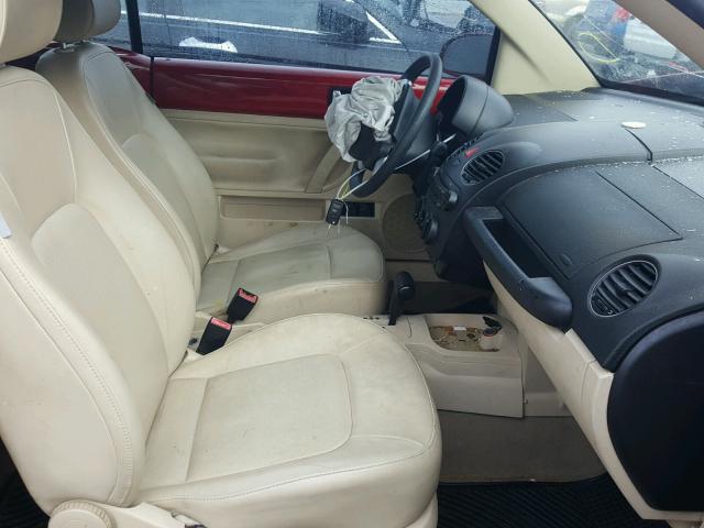 3VWPF31Y58M404355 - 2008 VOLKSWAGEN NEW BEETLE 红色 照片 5