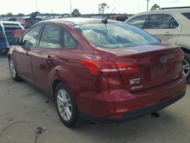 1FADP3F25GL249545 - 2016 FORD FOCUS SE RED photo 3