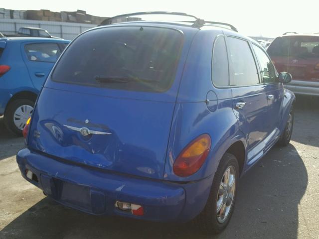 3C8FY68B93T541937 - 2003 CHRYSLER PT CRUISER BLUE photo 4