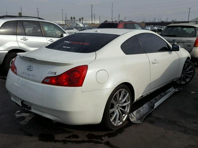 JNKCV64EX8M118339 - 2008 INFINITI G37 BASE WHITE photo 4