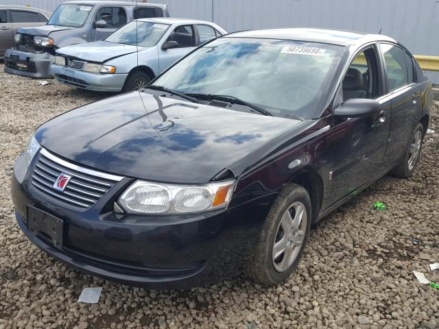 1G8AJ55F17Z144877 - 2007 SATURN ION LEVEL BLACK photo 2