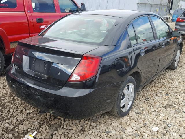 1G8AJ55F17Z144877 - 2007 SATURN ION LEVEL BLACK photo 4