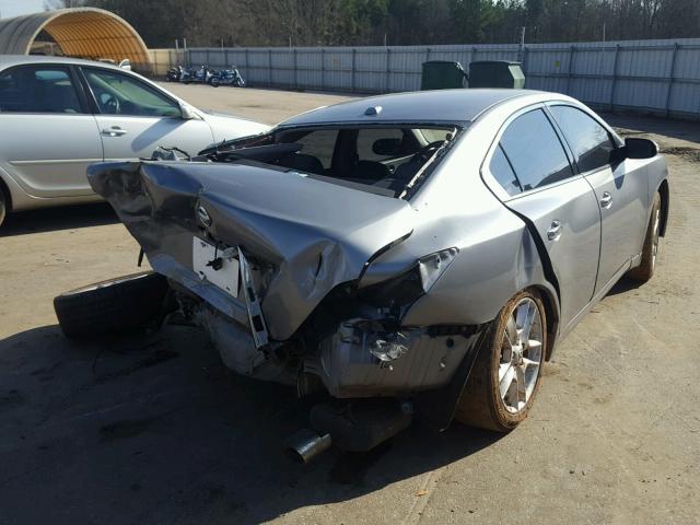 1N4AA51E39C827713 - 2009 NISSAN MAXIMA S BLUE photo 4