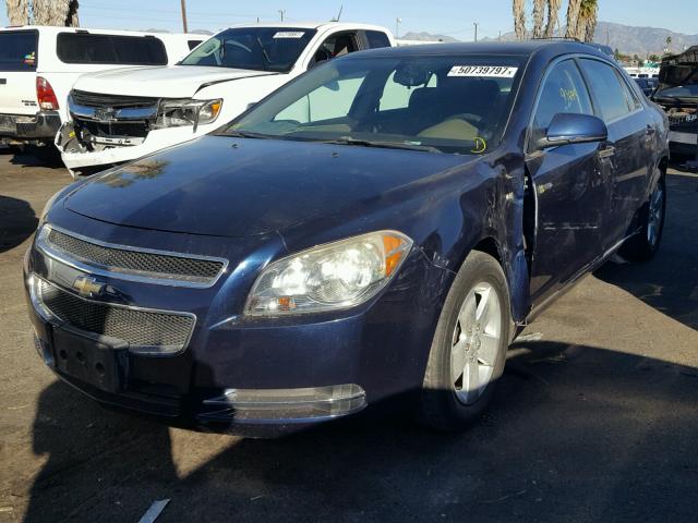 1G1ZF57548F251853 - 2008 CHEVROLET MALIBU HYB BLUE photo 2