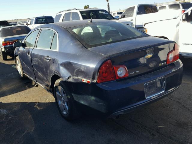 1G1ZF57548F251853 - 2008 CHEVROLET MALIBU HYB BLUE photo 3