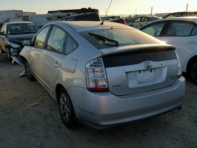 JTDKB20U777559483 - 2007 TOYOTA PRIUS SILVER photo 3