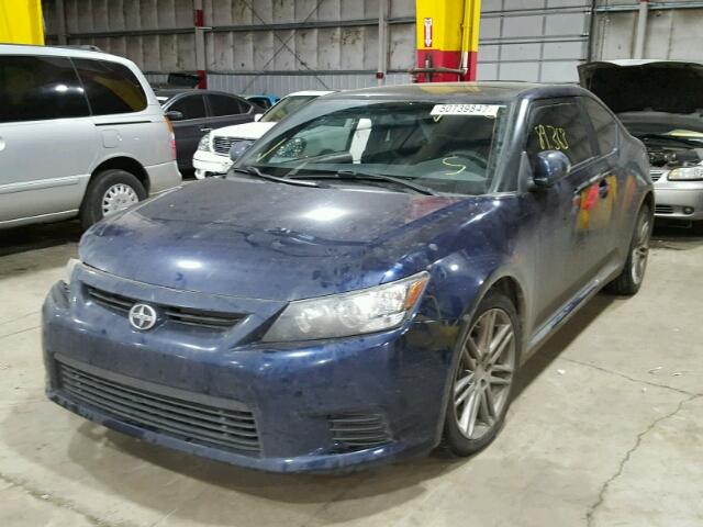 JTKJF5C71C3042553 - 2012 TOYOTA SCION TC BLUE photo 2