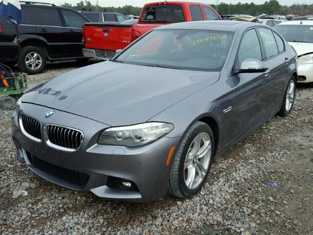 WBA5A5C58GD528134 - 2016 BMW 528 I GRAY photo 2
