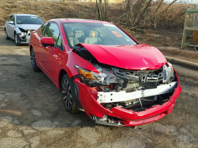 2HGFG3B04FH529705 - 2015 HONDA CIVIC EXL 红色 照片 1
