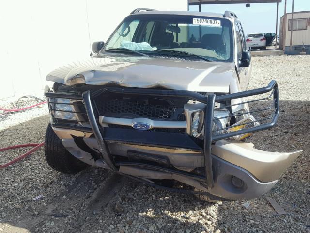 1FMZU67E63UB29806 - 2003 FORD EXPLORER S TAN photo 9