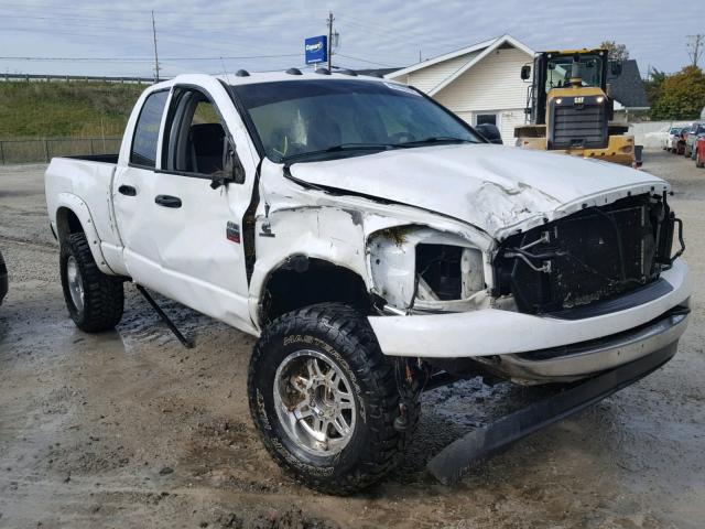 3D7KS28A78G205517 - 2008 DODGE RAM 2500 S WHITE photo 1