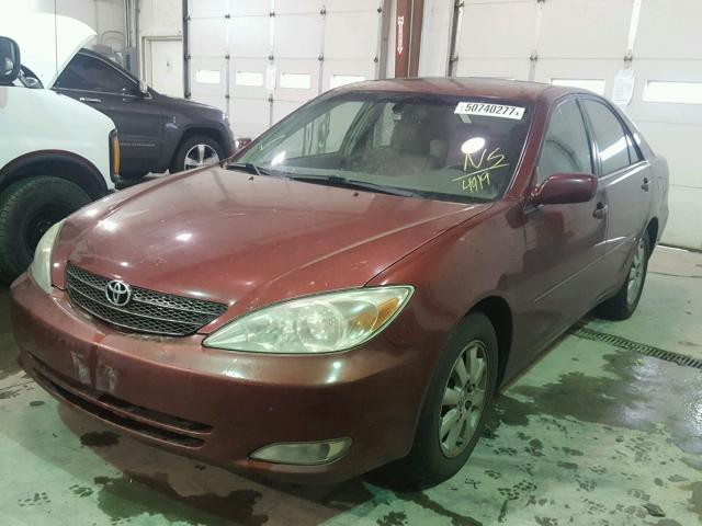 4T1BE30K94U374419 - 2004 TOYOTA CAMRY LE MAROON photo 2