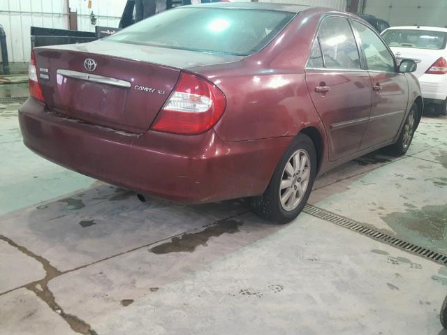4T1BE30K94U374419 - 2004 TOYOTA CAMRY LE 栗色 照片 4