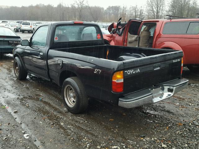 4TANL42N3YZ682047 - 2000 TOYOTA TACOMA BLACK photo 3